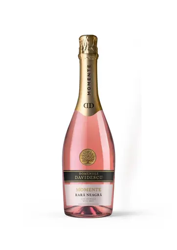 Vin spumant rose brut Domeniile Davidescu, Rara Neagra si Merlot