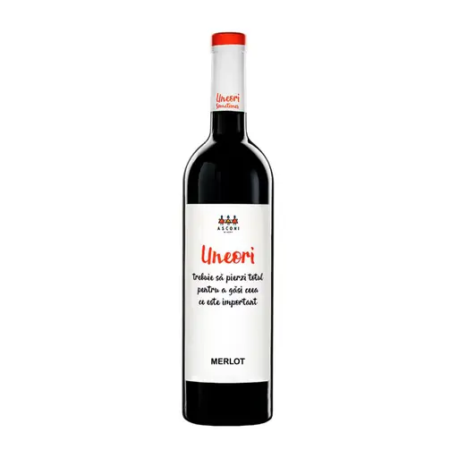 Vin Rosu Demisec Asconi Uneori Merlot