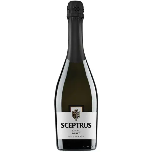 Vin spumant alb brut Sceptrus, Romania
