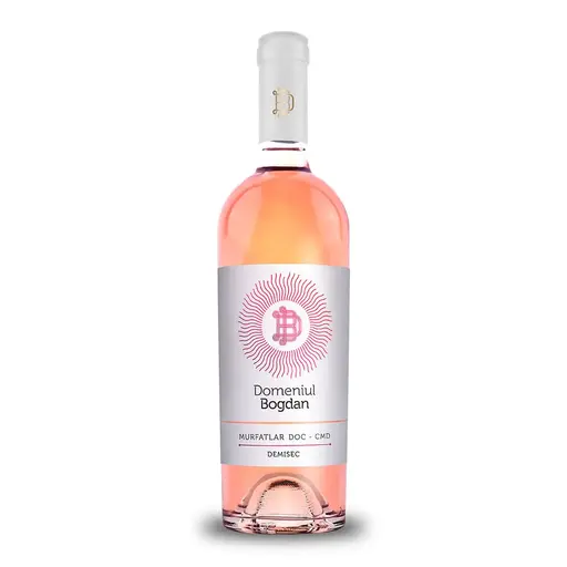 Vin ecologic rose demisec Domeniul Bogdan