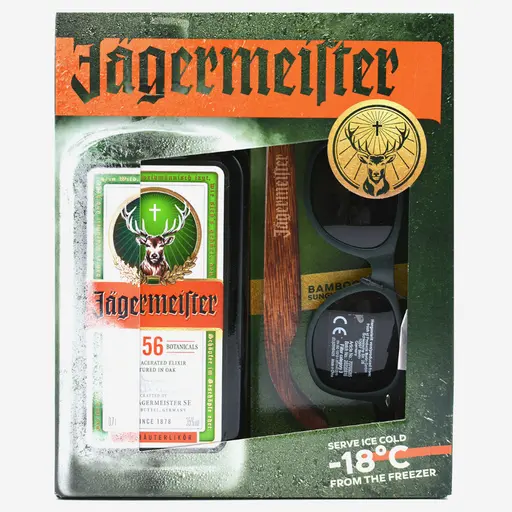 Jagermeister - Herbal Liqueur + ochelari