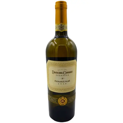 Vin alb sec Domeniul Coroanei Segarcea Prestige Feteasca Alba