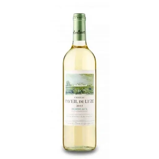 Vin Alb Sec, Chateau Paveil de Luze Bordeaux Blanc, cupaj Sauvignon Blanc, Semillon, Franta, Bordeaux, AOP Bordeaux Blanc, proaspat & mineral