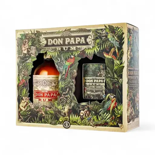 Rom Don Papa Single Island, + carti de joc