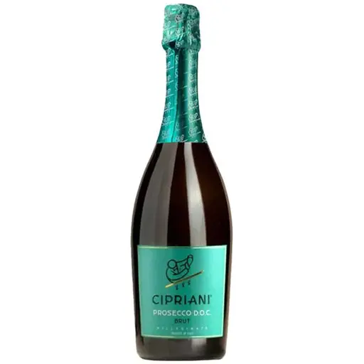 Prosecco Cipriani Brut 0, galben pai, struguri Glera