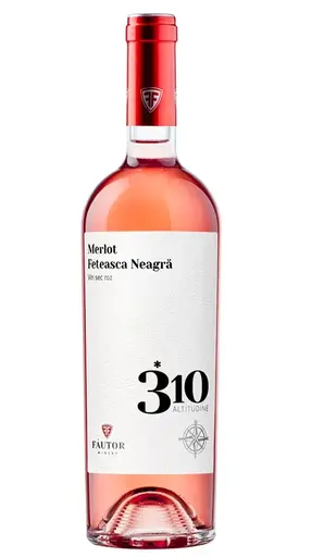 Vin Rose Fautor 310 Altitudine, Merlot & Feteasca Neagra, Sec
