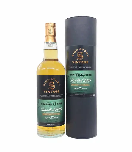 Signatory Craigellachie 16 Ani Vintage 2009 Unchillfiltered Whisky