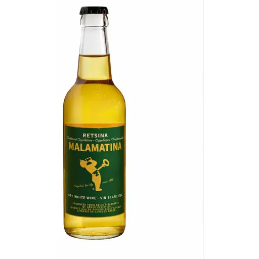 Vin alb, Retsina Malamatina