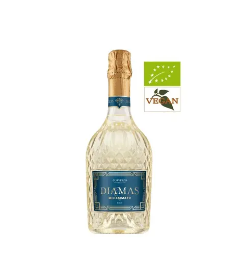 Corvezzo Diamas Organic Cuvee White Brut Millesimato