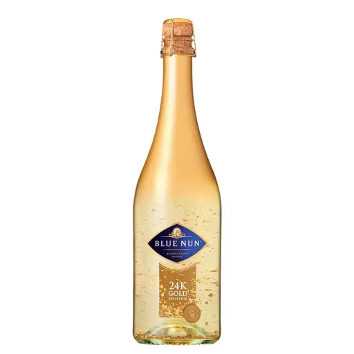 Bautura spumoasa aromata alb sec Blue Nun 24K