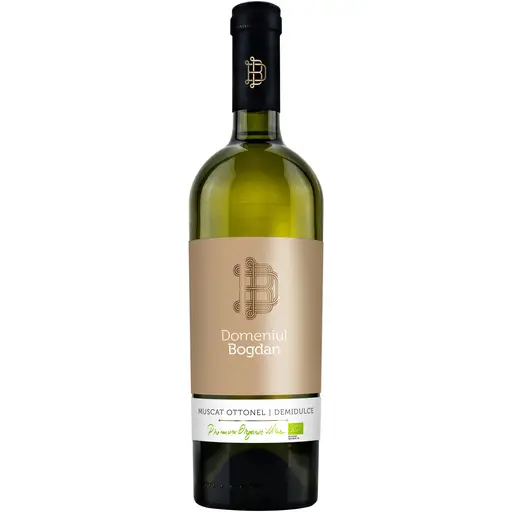 Vin Alb Domeniul Bogdan, Muscat Ottonel, Organic Demidulce