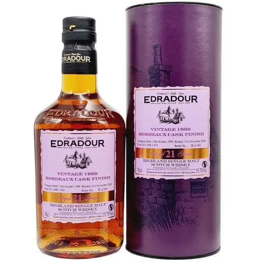 Edradour Vintage 1999 Bordeaux Cask 21 Ani