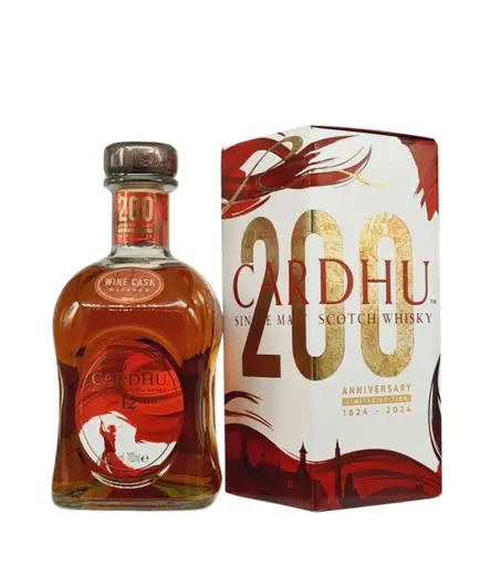 CARDHU 12 ANI WINE CASK MATURED 200th ANNIVERSARY WHISKY