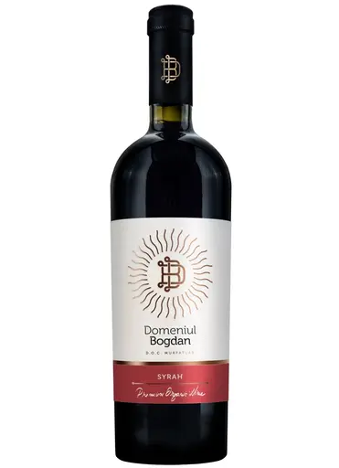 Vin Rosu Domeniul Bogdan Syrah, Organic, Sec
