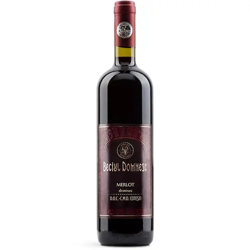 Comoara Pivnitei Merlot: Vin Rosu Demisec