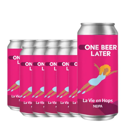 One Beer Later - NEIPA La Vie en Hops - 12 buc. x, - doza