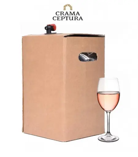 Vin Crama Ceptura la Cutie, Rose Demisec Bag-in-Box, Punga