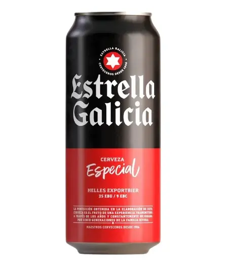 Bere blonda Estrella Galicia Especial