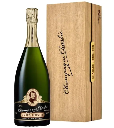 Charles Heidsieck Champagne Charlie 2020 Wooden Box
