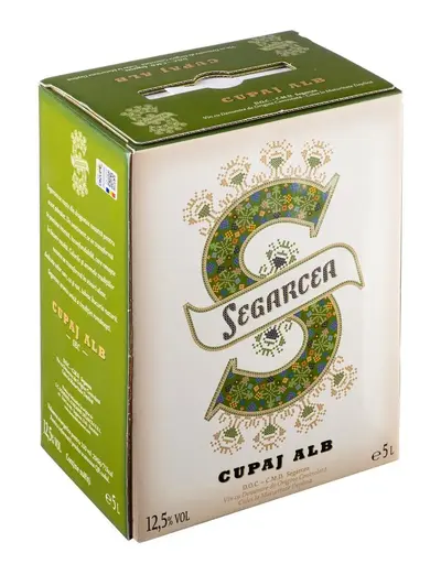 Vin alb sec Domeniul Coroanei Segarcea Bib, Chardonnay, Feteasca Alba si Viognier
