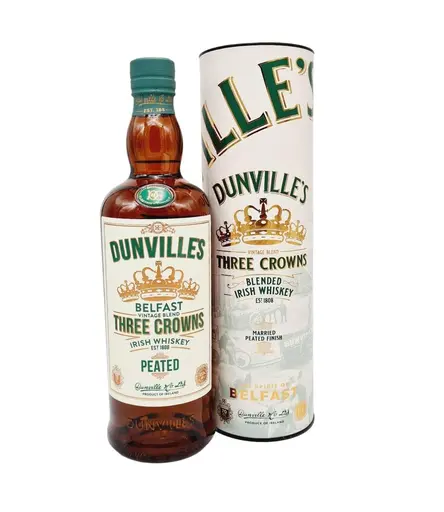 Dunville's Three Crowns Peated Irish Whiskey