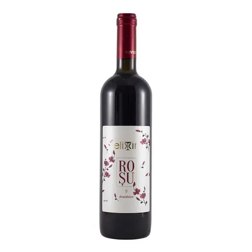 Vin Rosu Rovinex Elixir, Demidulce