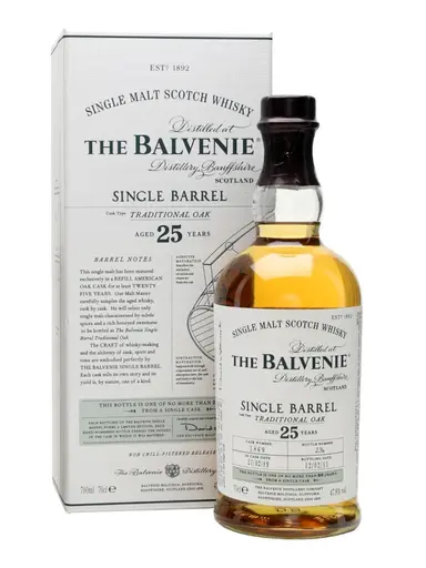 The Balvenie 25 Year Old Single Barrel Traditional Oak