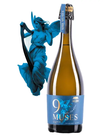 Castel MIMI, 9 Muses, Feteasca Alba, Spumant Alb Brut