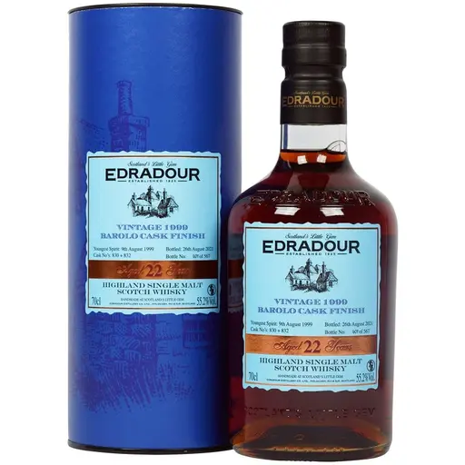 Edradour 22 Ani Vintage 1999 Barolo Cask Finish Whisky