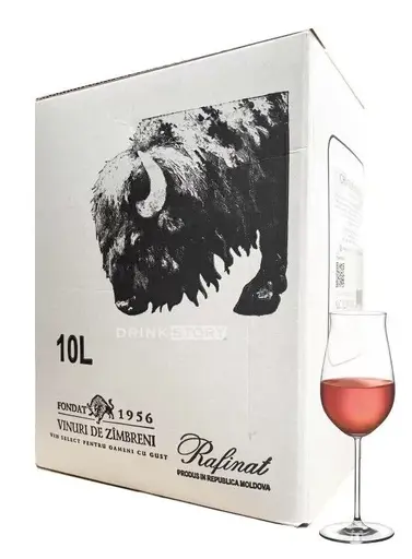 Zimbreni Vin rose demisec Bag in Box