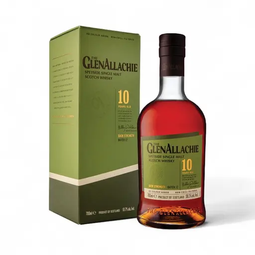 Whisky Glenallachie Single Malt Scotch Whisky 10 Ani Cask Strength Batch 12
