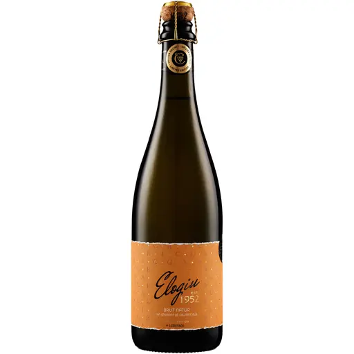 Vin Spumant Elogiu Brut Natur Alb