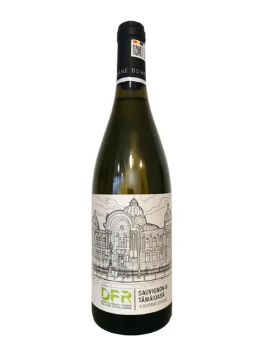 Vin alb demisec, Sauvignon Blanc & Tamaioasa Romaneasca, Domeniile Franco Romane Eco, Romania
