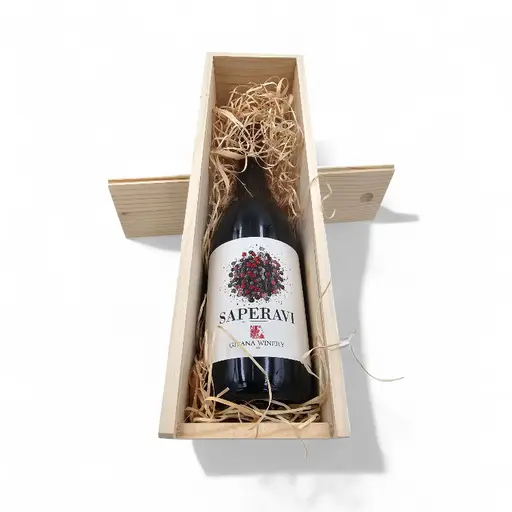 Vin Rosu Gitana Saperavi, pachet cadou