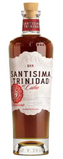 Rom brun Santisima Trinidad de Cuba 15 anos