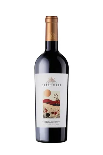 Vin rosu demisec Domeniile Dealu Mare, Cabernet Sauvignon si Feteasca Neagra