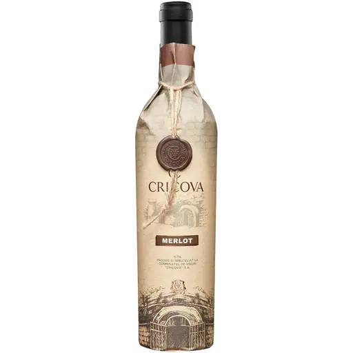 Vin Cricova Hartie Merlot Rosu Demidulce