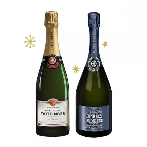 TAITTINGER & CHARLES HEIDSIECK Base NV - 2 Pack