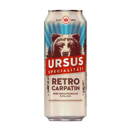 Bere nepasteurizata Ursus Retro
