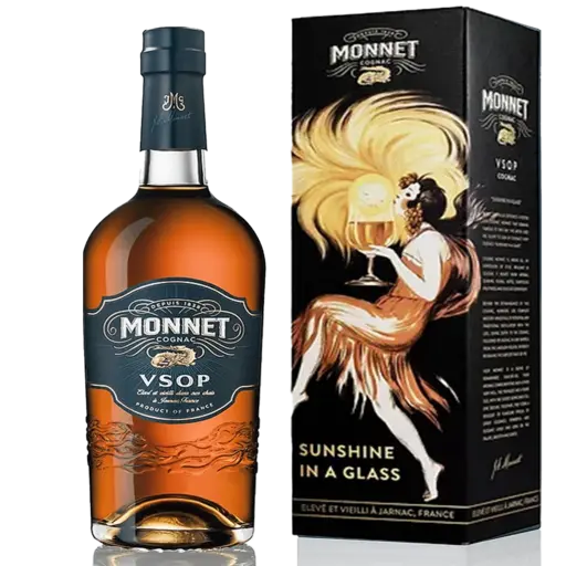 Cognac Monnet VSOP Cappiello Festive Box