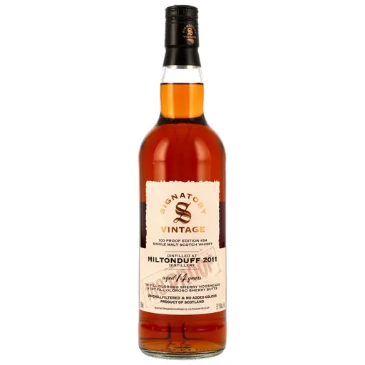 Signatory Vintage Miltonduff 2011 14 Ani 100 Proof Batch #54