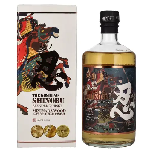 Whisky The Koshi-No Shinobu Blended Mizunara Oak Finish, in Giftbox