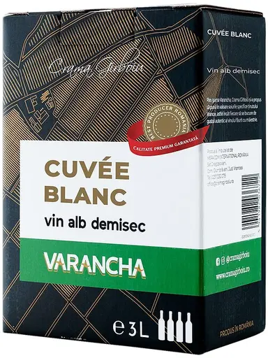 Crama Girboiu Varancha Alb de Varancha - Vin alb demisec Bag in Box