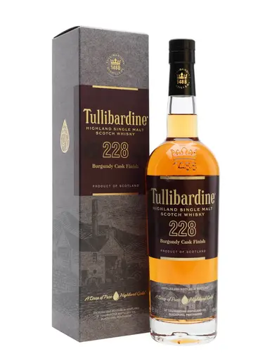Whisky Tullibardine 228 Burgundy Cask Finish Single Malt