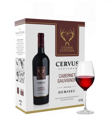 Vin Rosu Ceptura Cervus Cabernet Sauvignon Bag in Box
