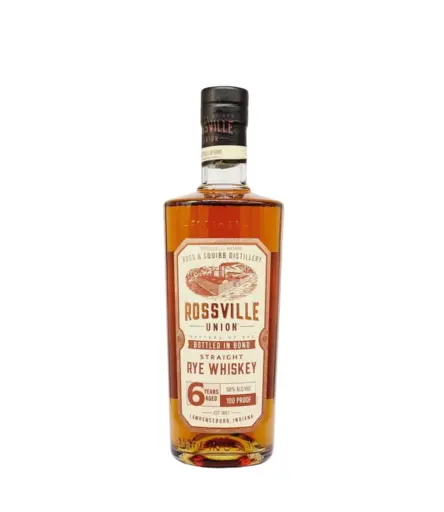 Rossville Union 6 Ani Bottled In Bond Rye Whisky