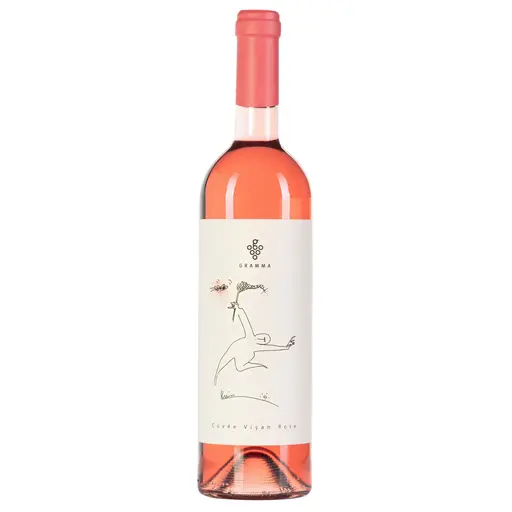 Casa Olteanu - Gramma Cuvee Visan Rose eticheta H.M. 2023