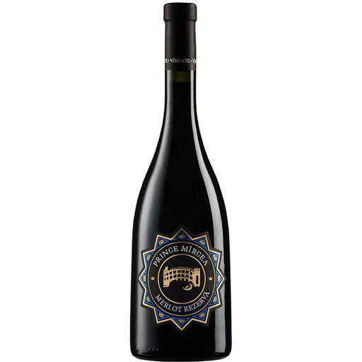 Vin Rosu Vinarte Prince Mircea Merlot, Sec