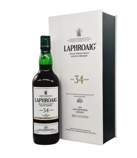Laphroaig 34 Ani Ian Hunter Book 4 Malt Master Whisky