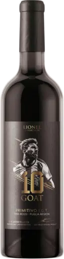 Vin rosu Lionel Messi 10GOAT, Puglia Primitivo IGT, Limited Edition